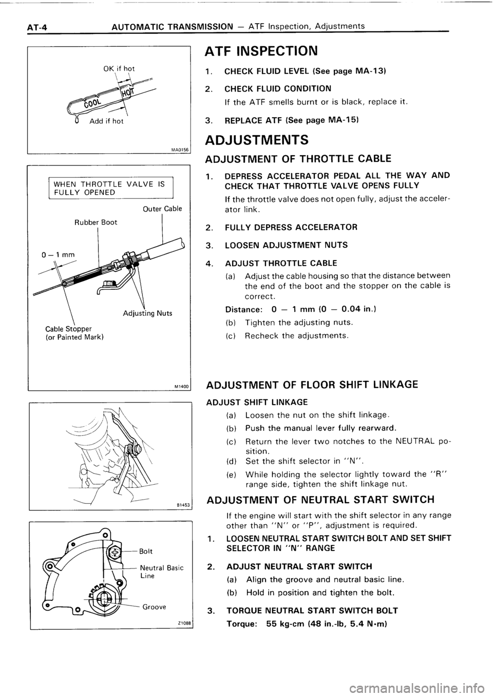 TOYOTA 4RUNNER 1986 Service Repair Manual TOYOTA 4RUNNER 1986 Service Repair Manual