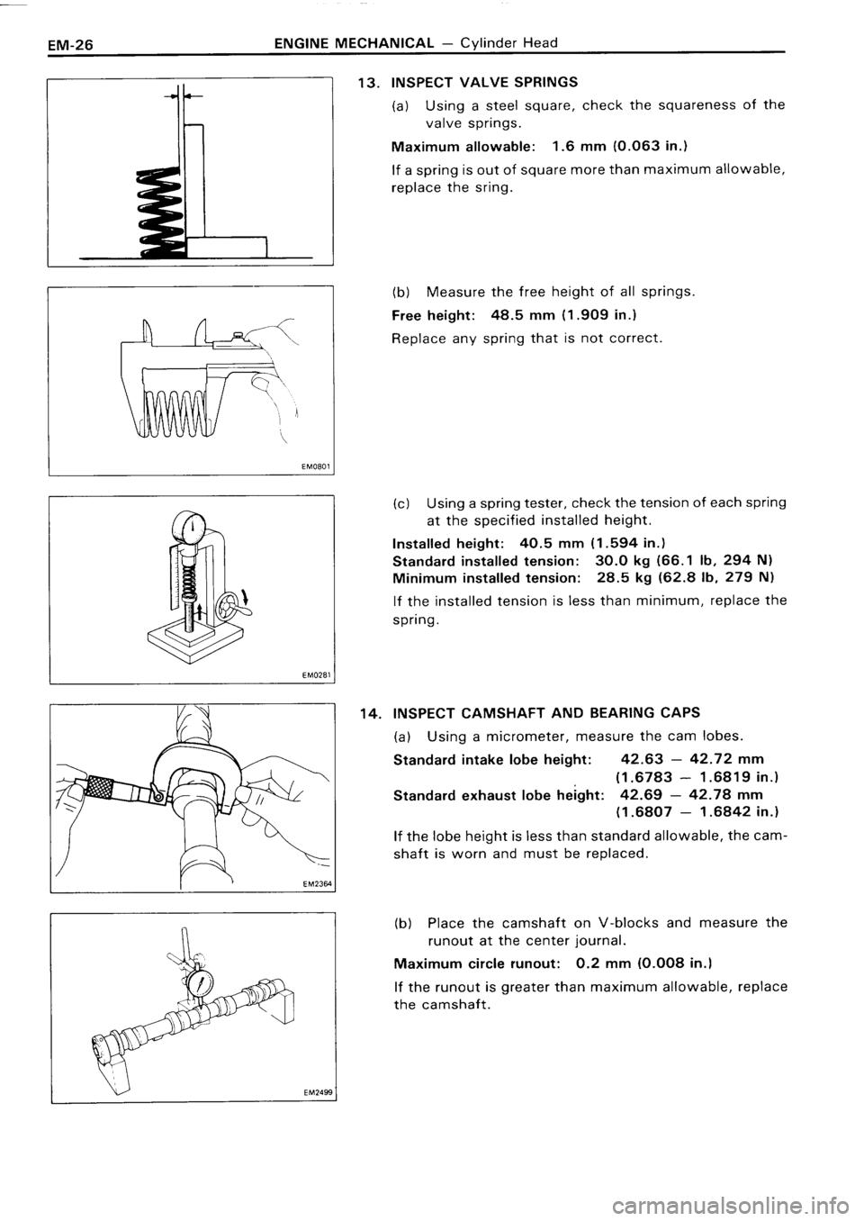 TOYOTA 4RUNNER 1986  Service Workshop Manual 