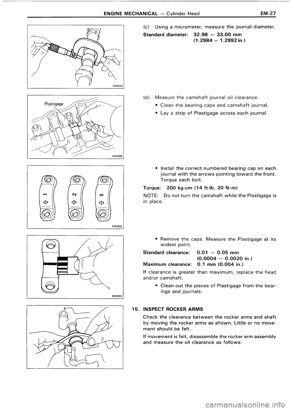 TOYOTA 4RUNNER 1986  Service Workshop Manual 