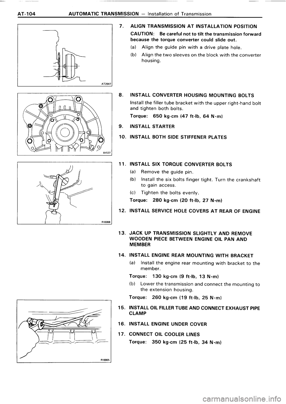 TOYOTA 4RUNNER 1986 Service Repair Manual TOYOTA 4RUNNER 1986 Service Repair Manual