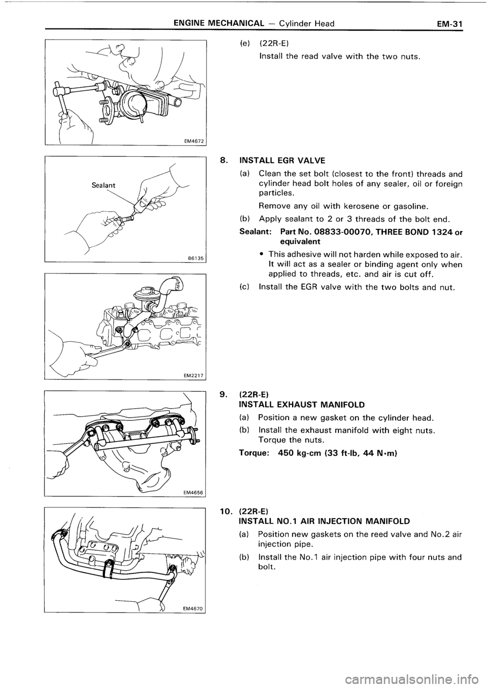 TOYOTA 4RUNNER 1986 Service Manual PDF TOYOTA 4RUNNER 1986 Service Manual PDF