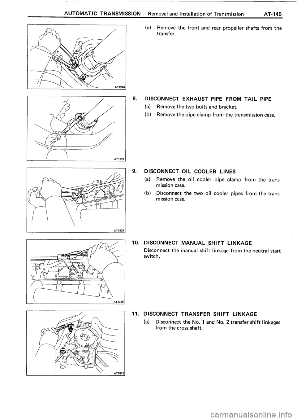 TOYOTA 4RUNNER 1986  Service Repair Manual 