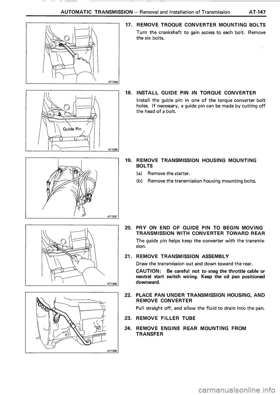 TOYOTA 4RUNNER 1986  Service Repair Manual 