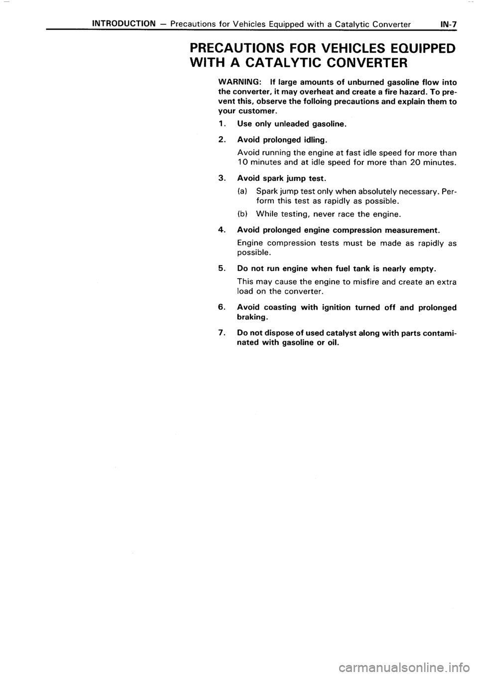 TOYOTA 4RUNNER 1986 Service Repair Manual TOYOTA 4RUNNER 1986 Service Repair Manual