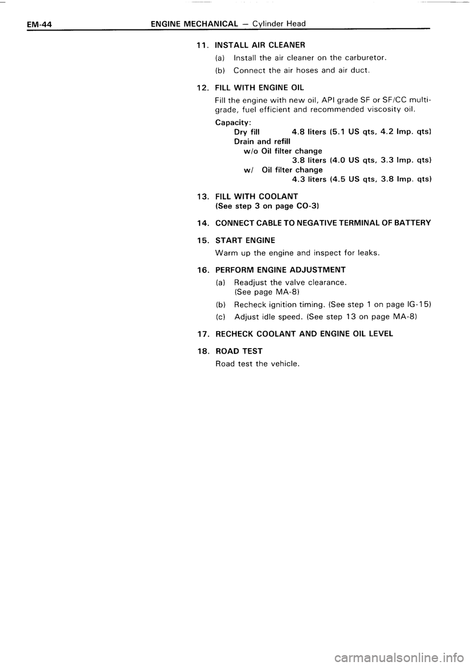 TOYOTA 4RUNNER 1986 Service Manual PDF TOYOTA 4RUNNER 1986 Service Manual PDF