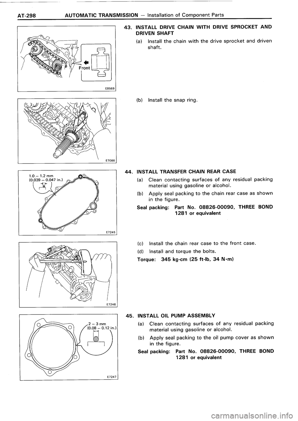 TOYOTA 4RUNNER 1986  Service Repair Manual 