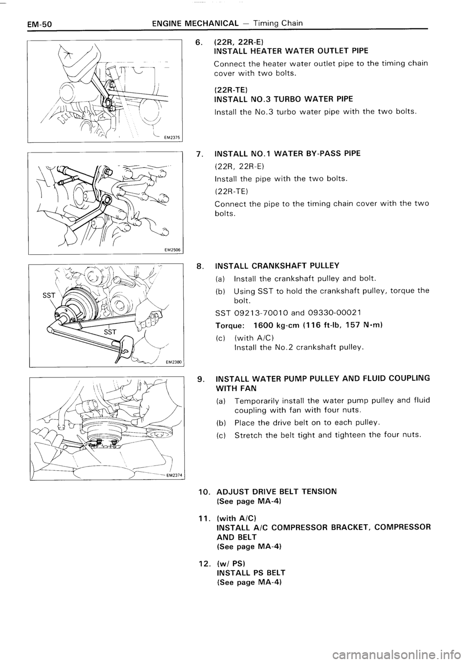 TOYOTA 4RUNNER 1986 Service Manual Online TOYOTA 4RUNNER 1986 Service Manual Online