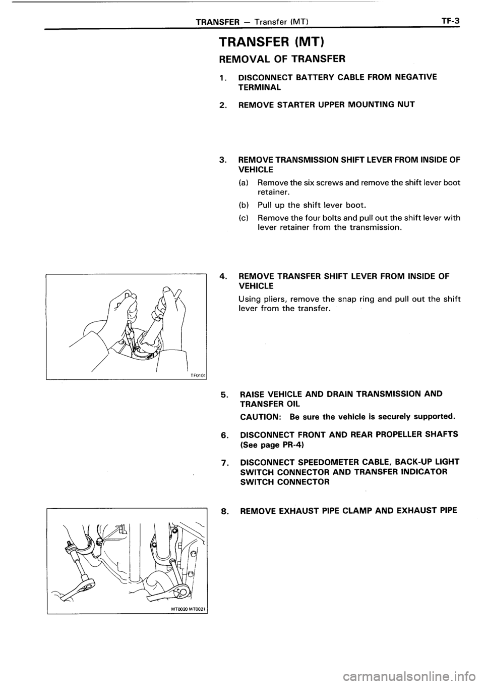 TOYOTA 4RUNNER 1986 Service Repair Manual TOYOTA 4RUNNER 1986 Service Repair Manual