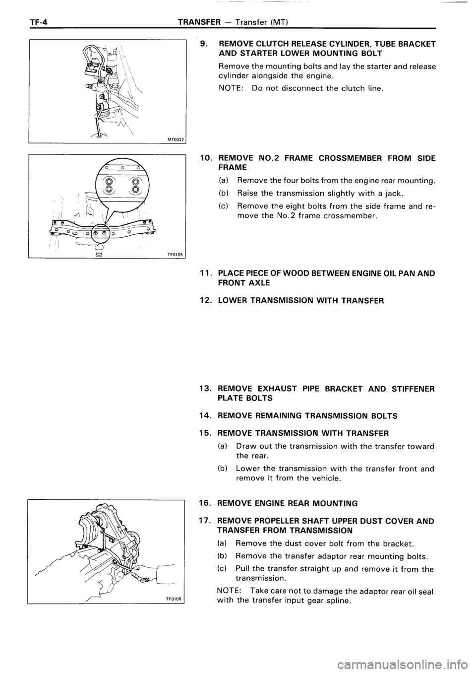 TOYOTA 4RUNNER 1986 Service Repair Manual TOYOTA 4RUNNER 1986 Service Repair Manual
