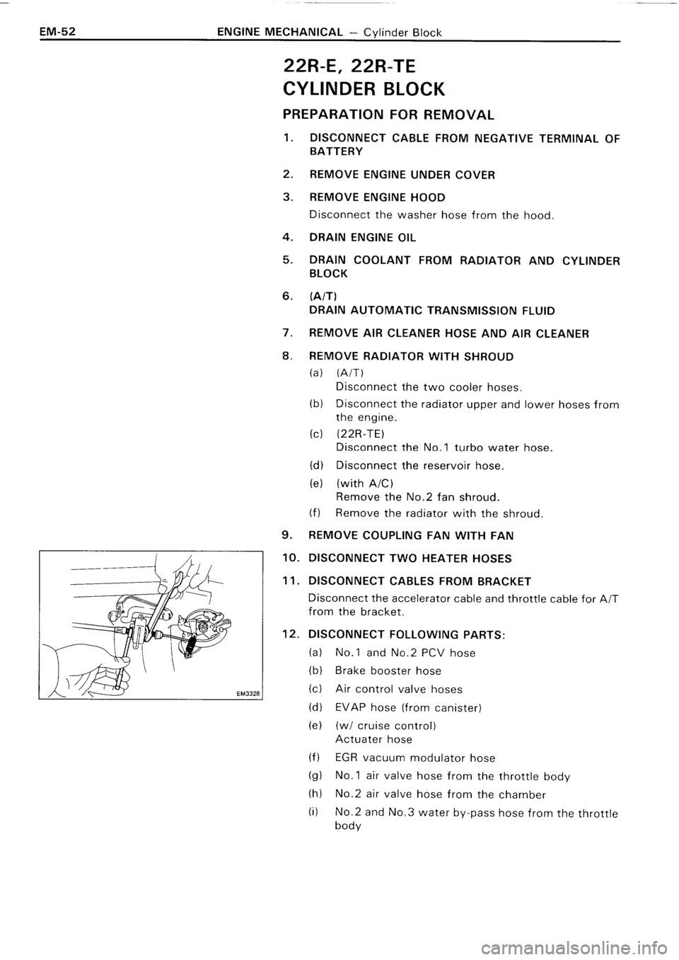 TOYOTA 4RUNNER 1986 Service Manual Online TOYOTA 4RUNNER 1986 Service Manual Online