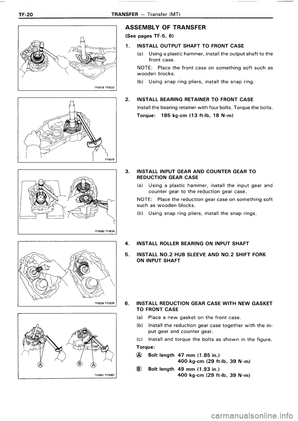 TOYOTA 4RUNNER 1986 Service Repair Manual TOYOTA 4RUNNER 1986 Service Repair Manual