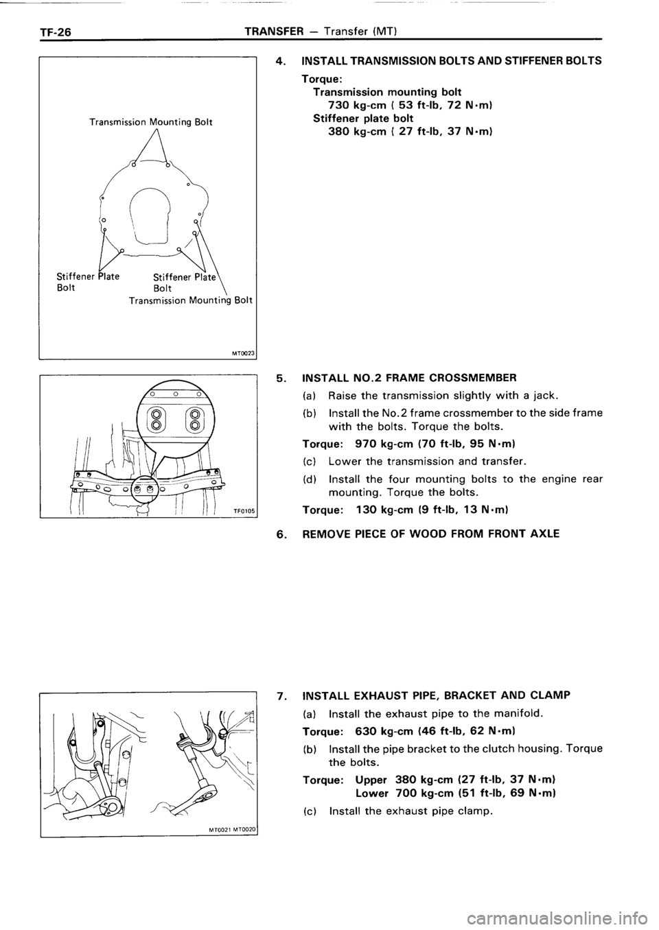 TOYOTA 4RUNNER 1986 Service Repair Manual TOYOTA 4RUNNER 1986 Service Repair Manual