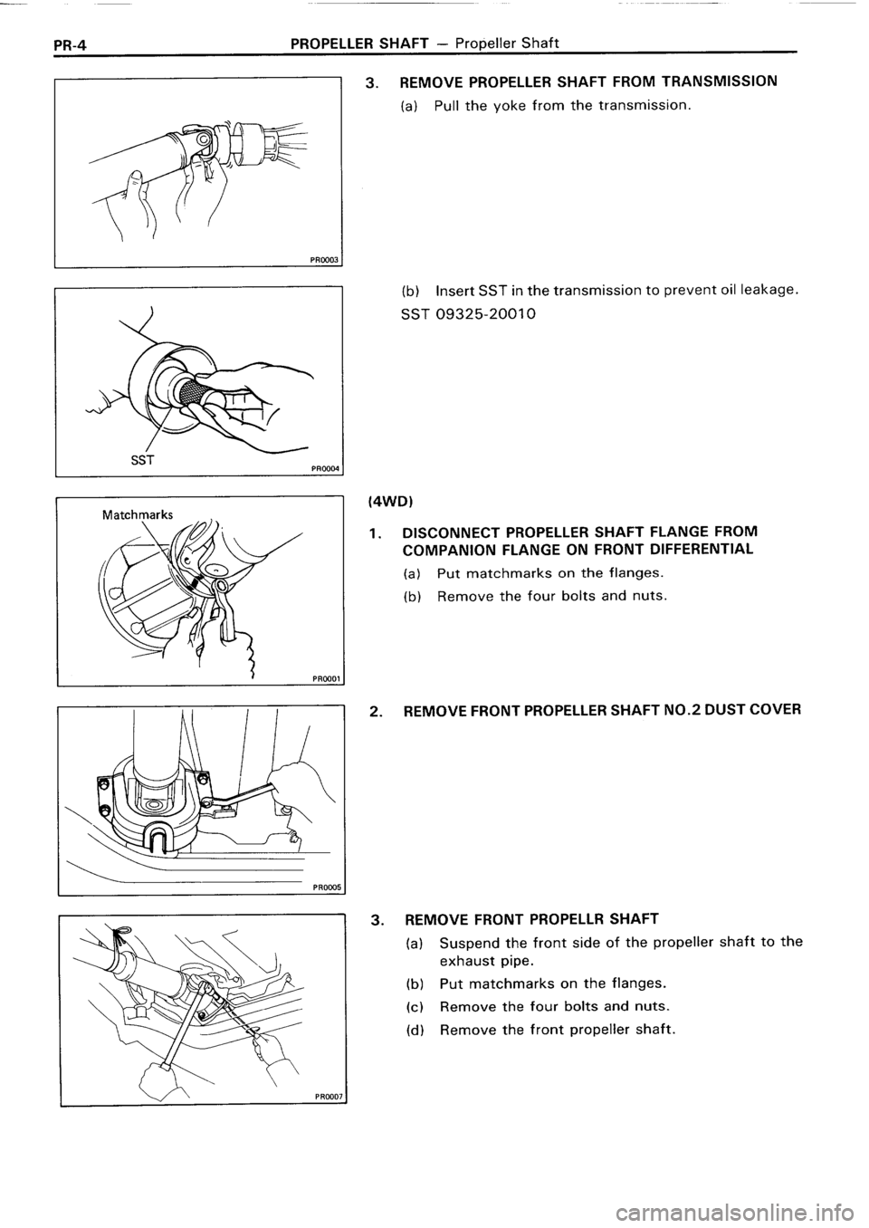 TOYOTA 4RUNNER 1986 Service Repair Manual TOYOTA 4RUNNER 1986 Service Repair Manual