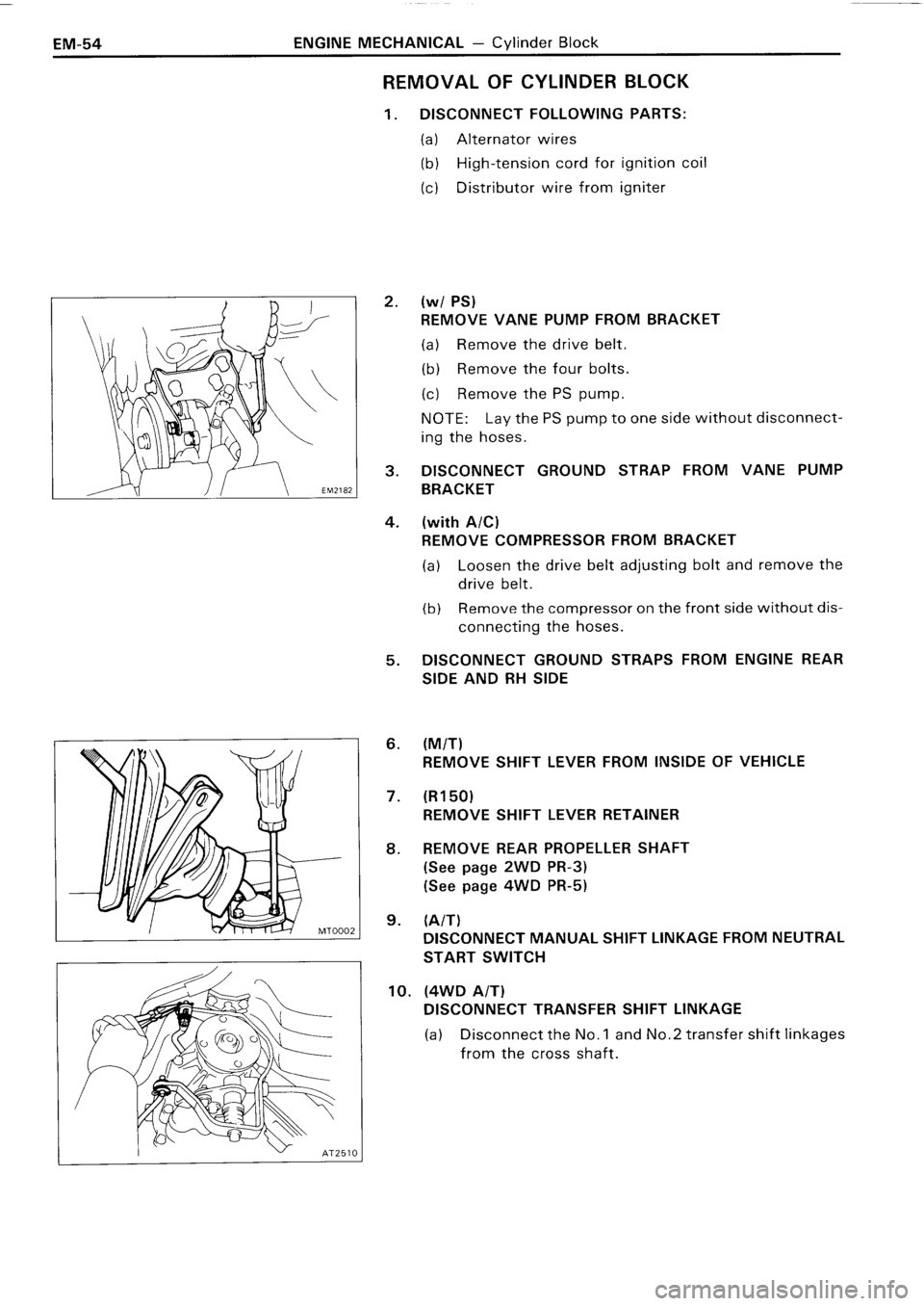 TOYOTA 4RUNNER 1986 Service Manual Online TOYOTA 4RUNNER 1986 Service Manual Online