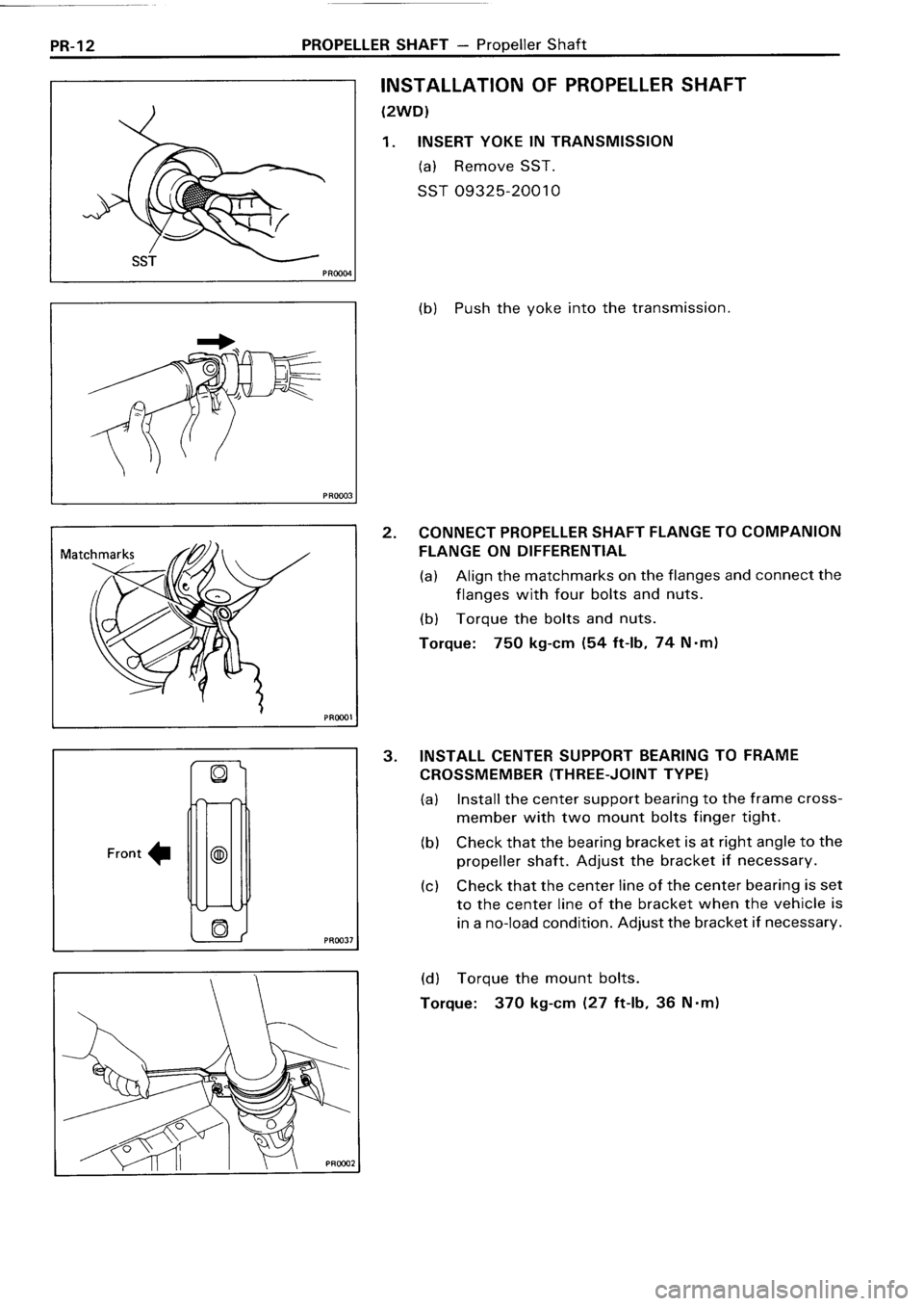 TOYOTA 4RUNNER 1986 Service Repair Manual TOYOTA 4RUNNER 1986 Service Repair Manual