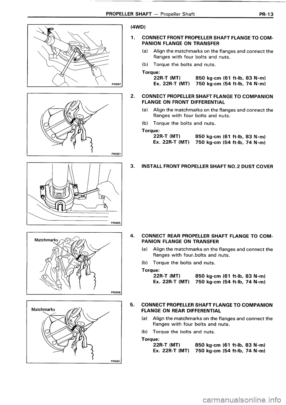 TOYOTA 4RUNNER 1986 Service Repair Manual TOYOTA 4RUNNER 1986 Service Repair Manual