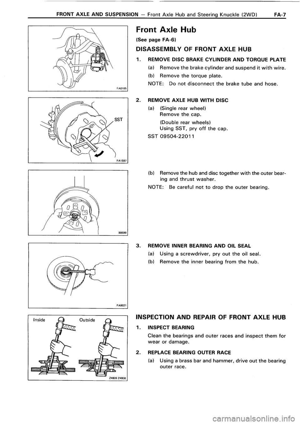 TOYOTA 4RUNNER 1986 Service Repair Manual TOYOTA 4RUNNER 1986 Service Repair Manual