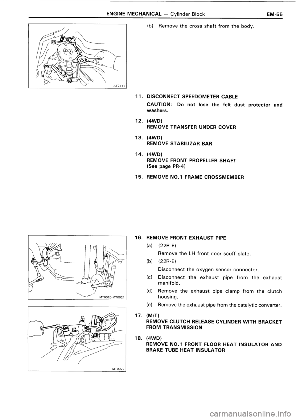 TOYOTA 4RUNNER 1986 Service Manual Online TOYOTA 4RUNNER 1986 Service Manual Online