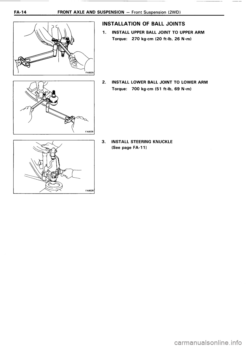TOYOTA 4RUNNER 1986 Service Repair Manual TOYOTA 4RUNNER 1986 Service Repair Manual