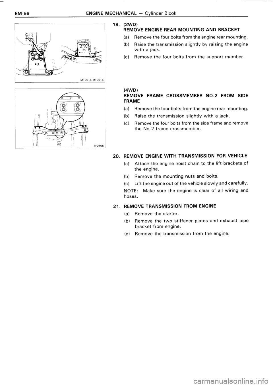 TOYOTA 4RUNNER 1986 Service Manual Online TOYOTA 4RUNNER 1986 Service Manual Online