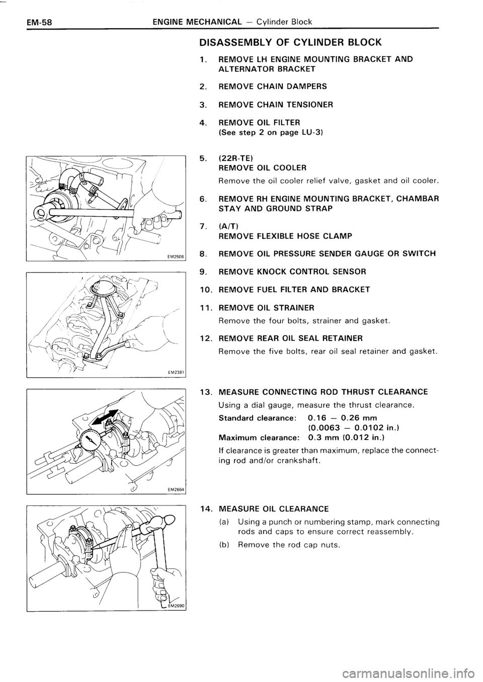 TOYOTA 4RUNNER 1986 Service Manual Online TOYOTA 4RUNNER 1986 Service Manual Online
