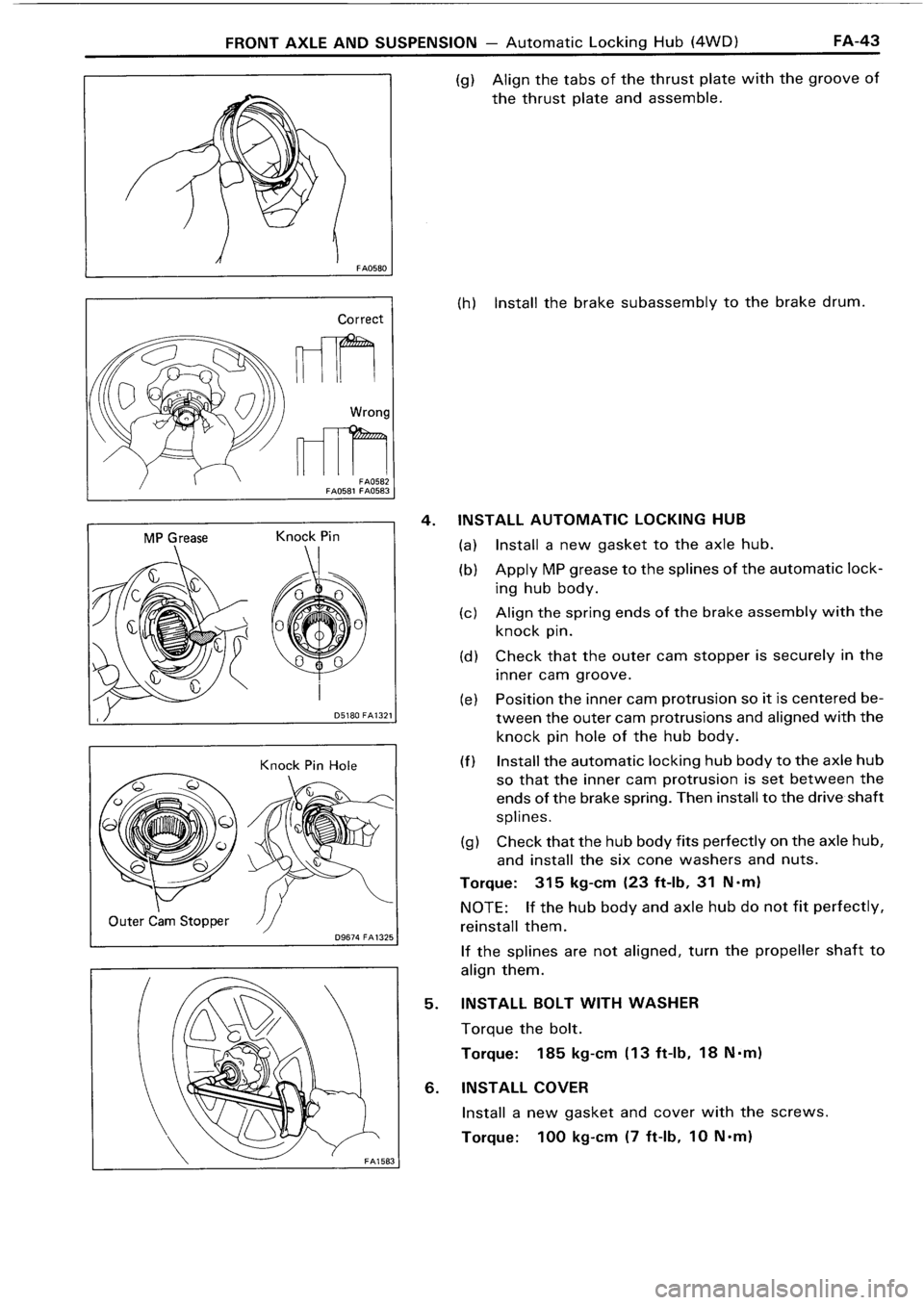 TOYOTA 4RUNNER 1986 Service Repair Manual TOYOTA 4RUNNER 1986 Service Repair Manual