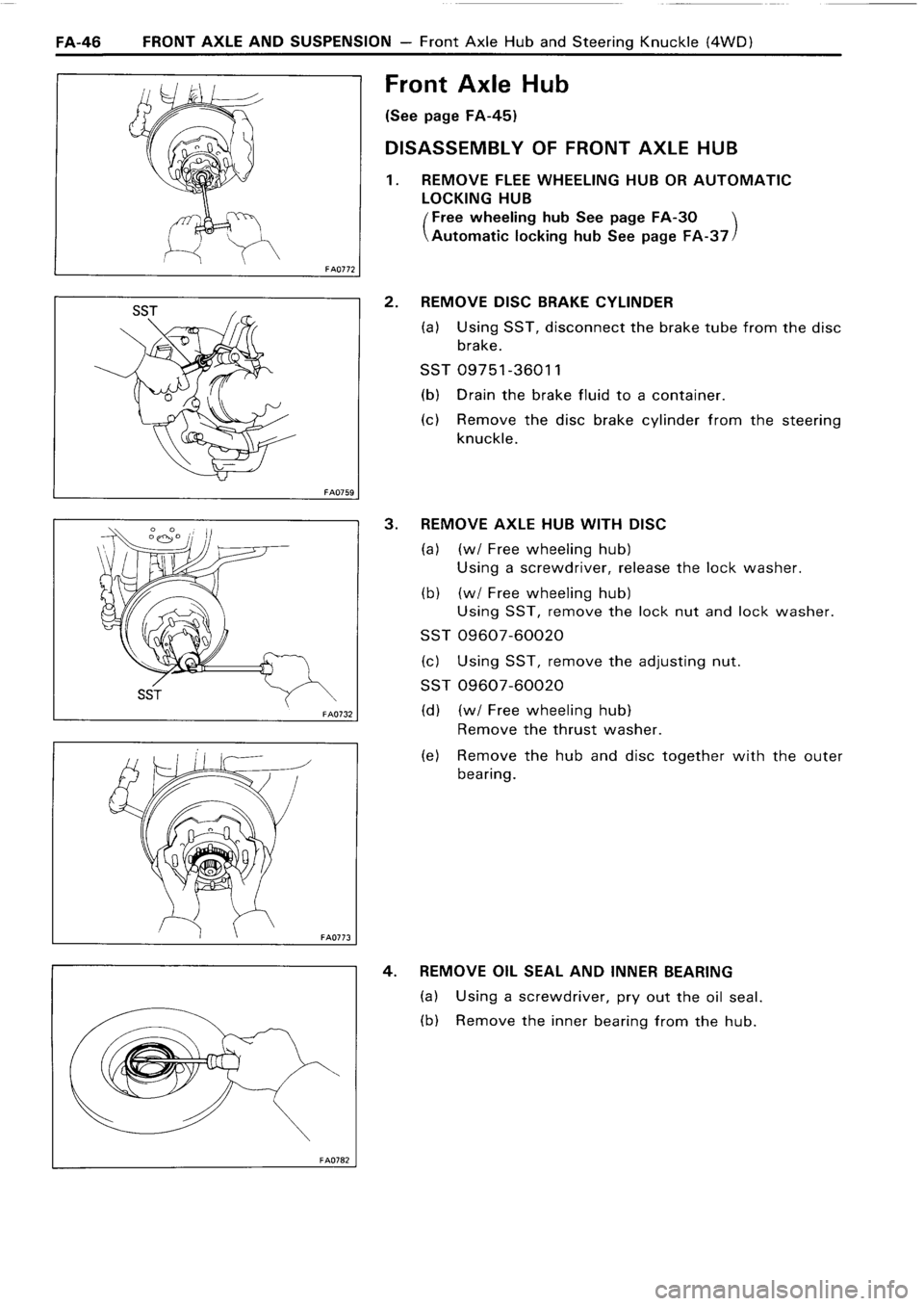 TOYOTA 4RUNNER 1986 Service Repair Manual TOYOTA 4RUNNER 1986 Service Repair Manual