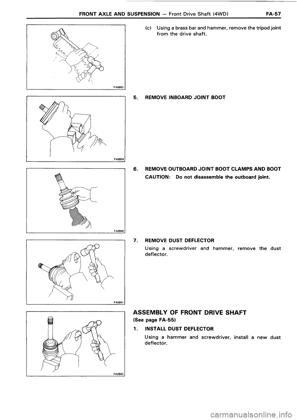 TOYOTA 4RUNNER 1986  Service Repair Manual 