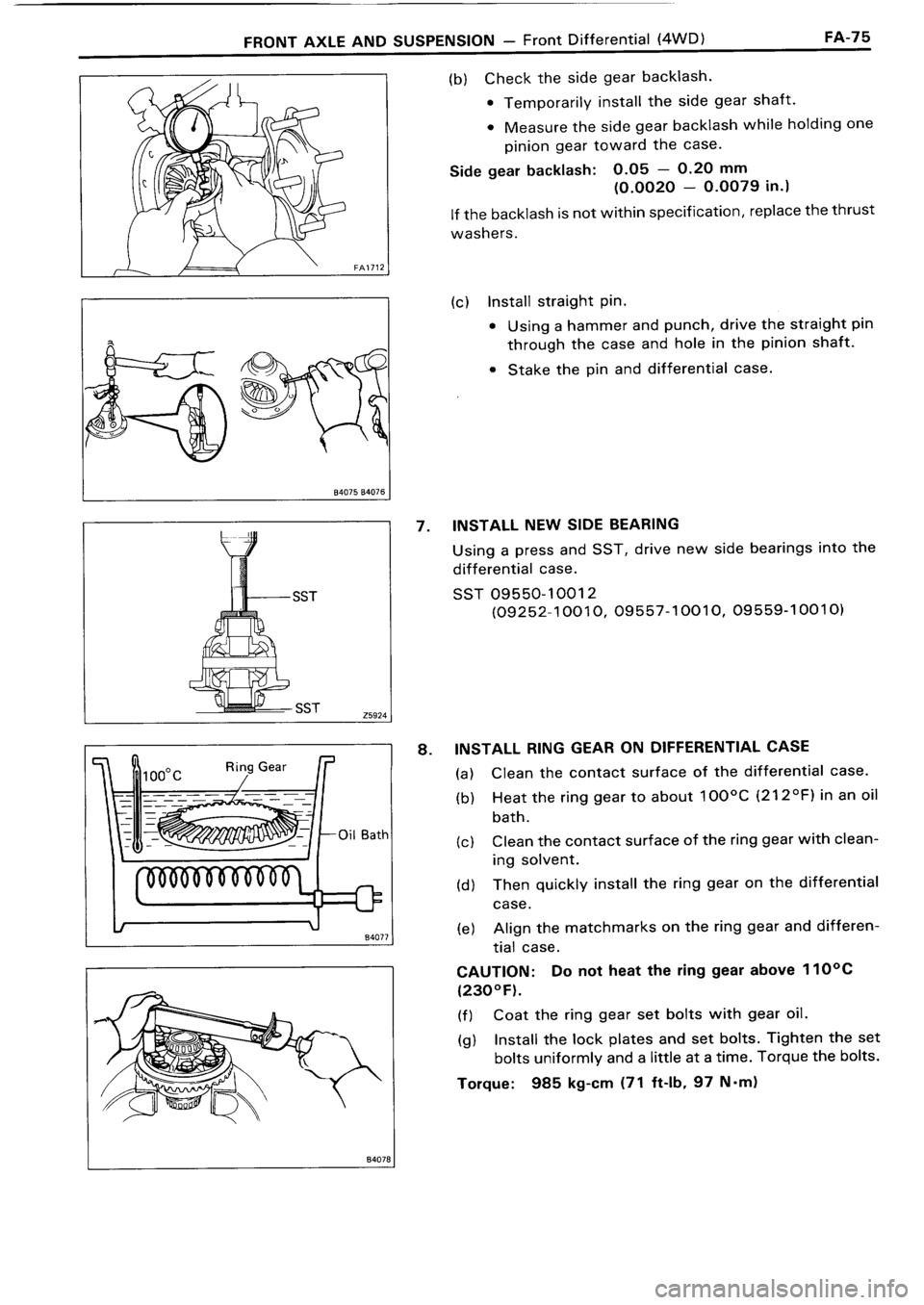 TOYOTA 4RUNNER 1986 Service Repair Manual TOYOTA 4RUNNER 1986 Service Repair Manual