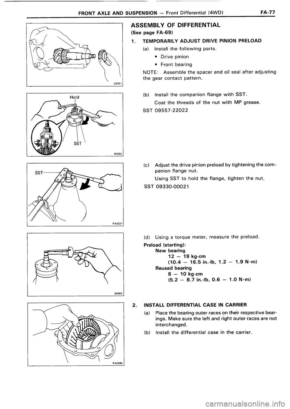 TOYOTA 4RUNNER 1986 Service Repair Manual TOYOTA 4RUNNER 1986 Service Repair Manual
