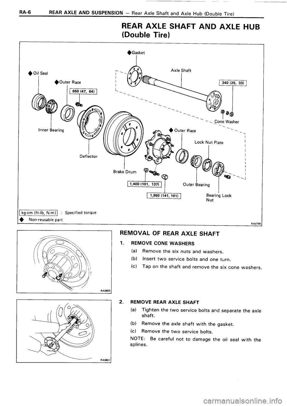 TOYOTA 4RUNNER 1986  Service Repair Manual 