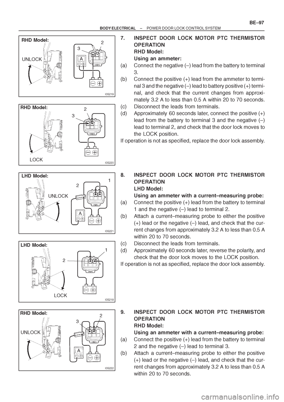 TOYOTA AVENSIS 1997 Service Repair Manual TOYOTA AVENSIS 1997 Service Repair Manual