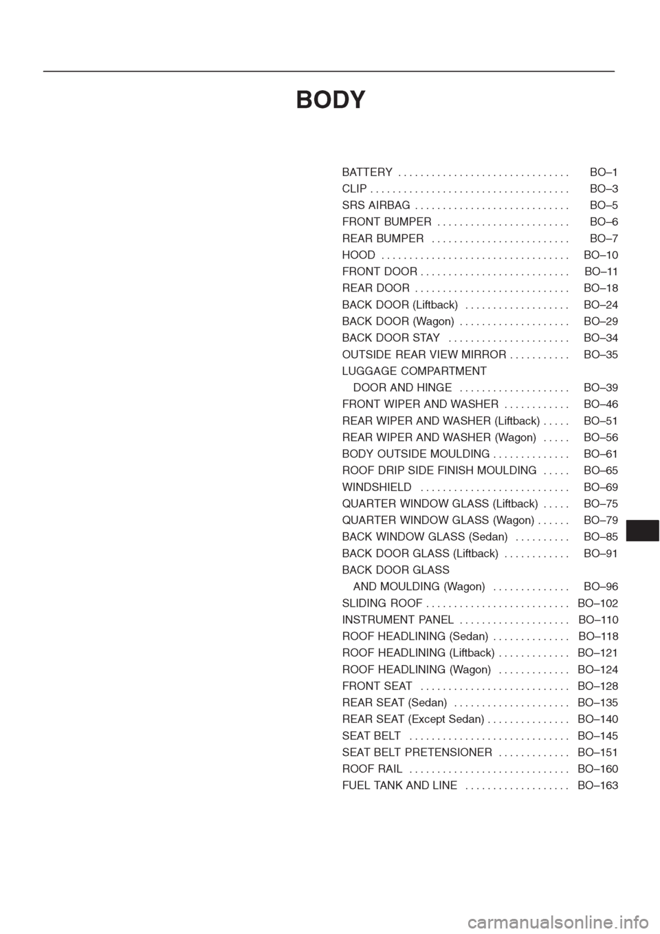 TOYOTA AVENSIS 1997 Service Repair Manual TOYOTA AVENSIS 1997 Service Repair Manual