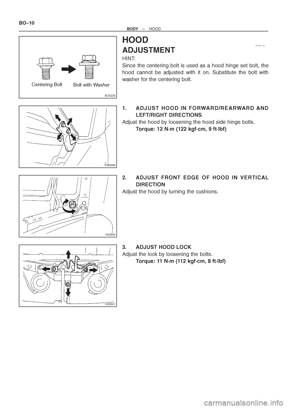 TOYOTA AVENSIS 1997 Service Repair Manual TOYOTA AVENSIS 1997 Service Repair Manual