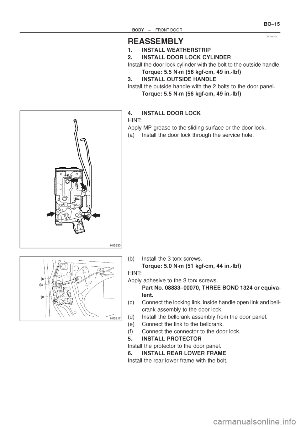 TOYOTA AVENSIS 1997 Service Repair Manual TOYOTA AVENSIS 1997 Service Repair Manual