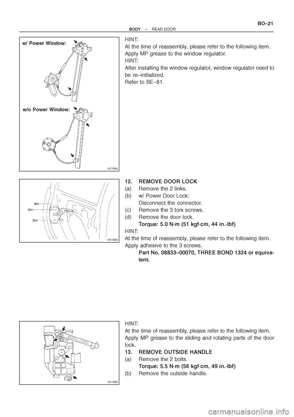 TOYOTA AVENSIS 1997 Service Repair Manual TOYOTA AVENSIS 1997 Service Repair Manual