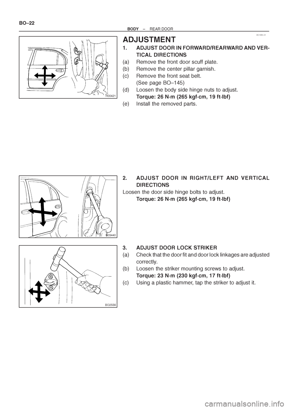 TOYOTA AVENSIS 1997 Service Repair Manual TOYOTA AVENSIS 1997 Service Repair Manual