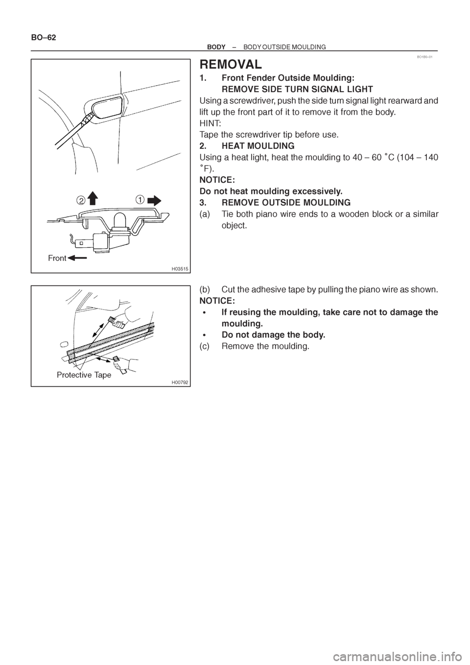 TOYOTA AVENSIS 1997 Service Repair Manual TOYOTA AVENSIS 1997 Service Repair Manual