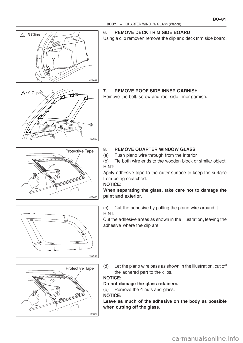 TOYOTA AVENSIS 1997 Service Repair Manual TOYOTA AVENSIS 1997 Service Repair Manual