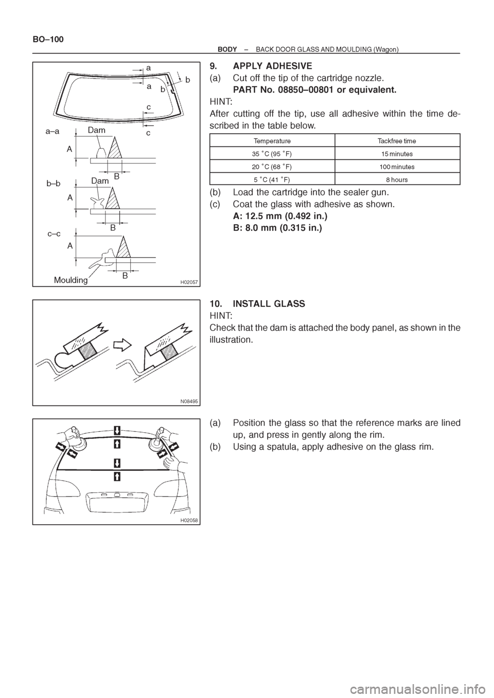 TOYOTA AVENSIS 1997 Service Repair Manual TOYOTA AVENSIS 1997 Service Repair Manual