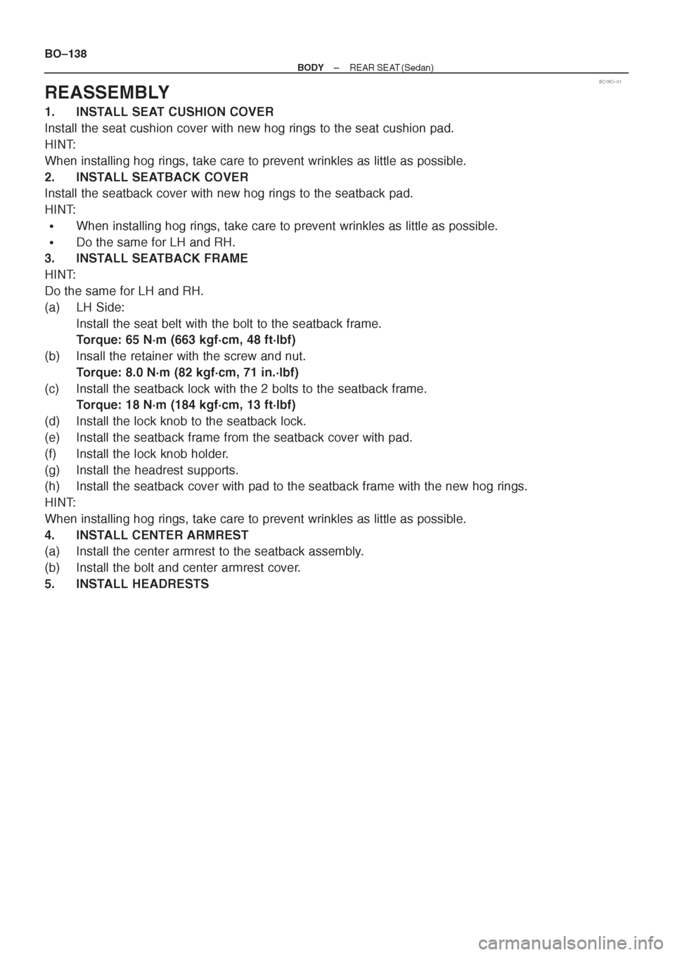 TOYOTA AVENSIS 1997 Service Repair Manual TOYOTA AVENSIS 1997 Service Repair Manual