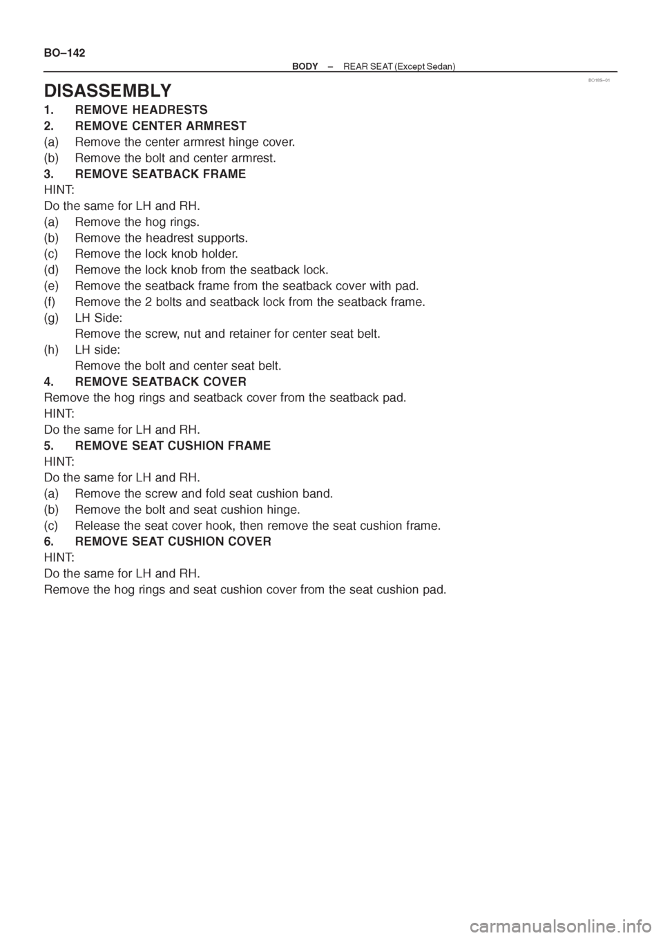 TOYOTA AVENSIS 1997 Service Repair Manual TOYOTA AVENSIS 1997 Service Repair Manual