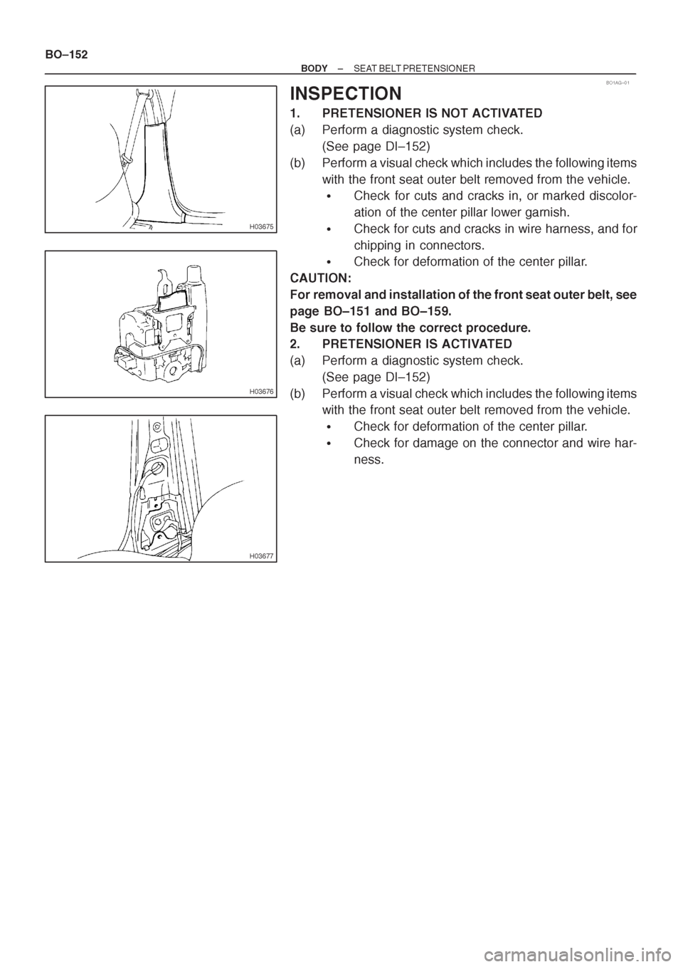 TOYOTA AVENSIS 1997 Service Repair Manual TOYOTA AVENSIS 1997 Service Repair Manual