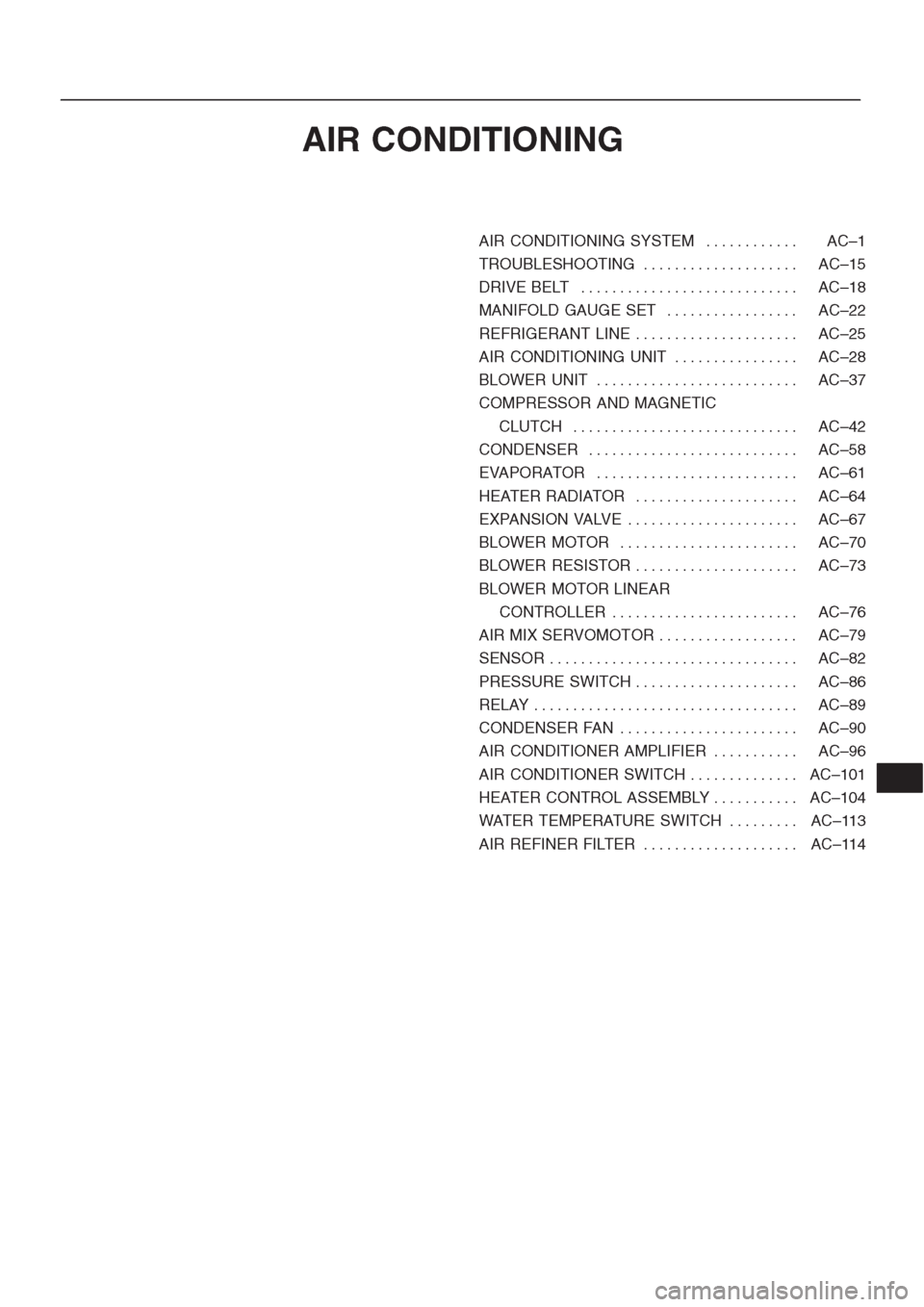 TOYOTA AVENSIS 1997 Service Repair Manual TOYOTA AVENSIS 1997 Service Repair Manual
