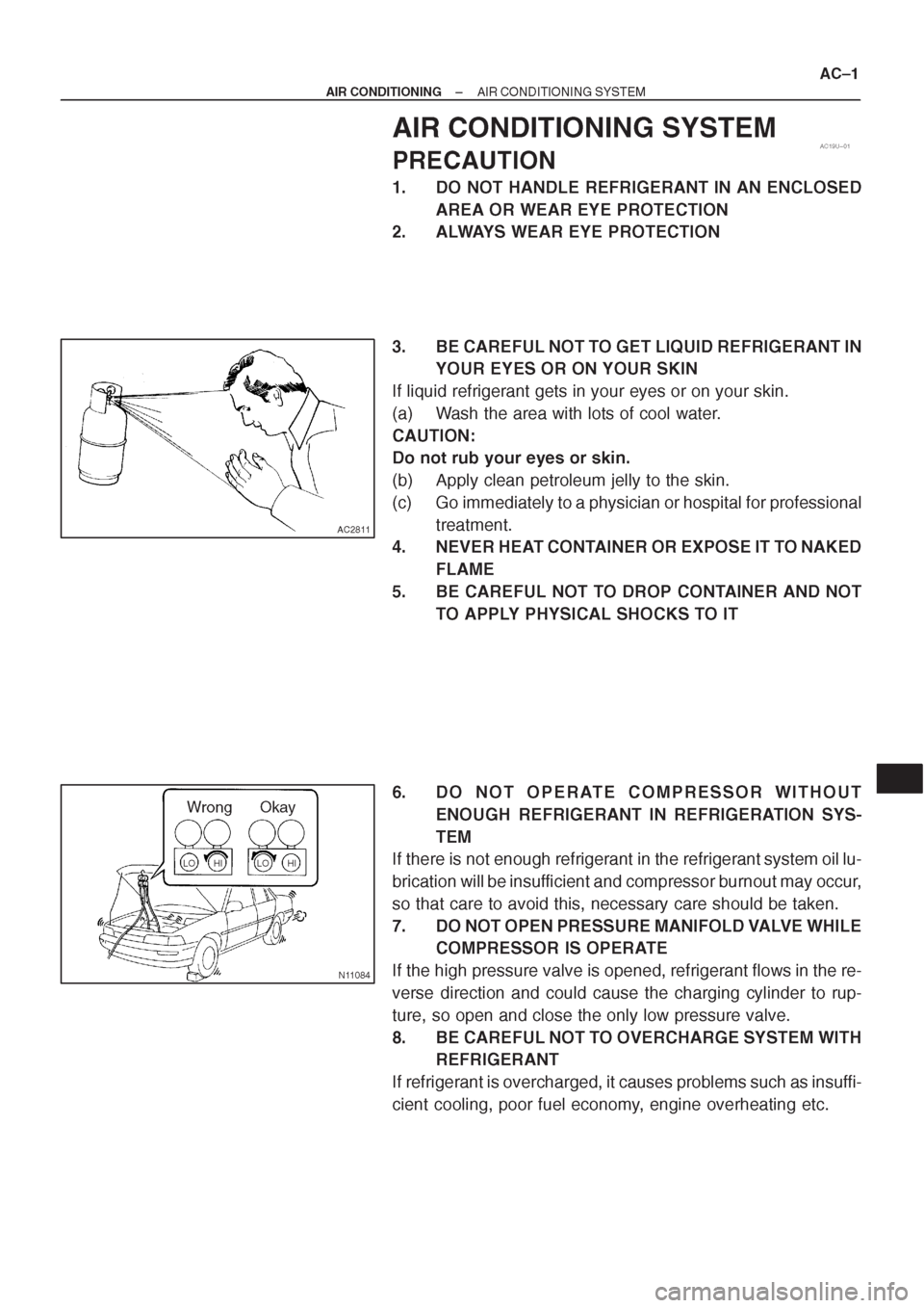 TOYOTA AVENSIS 1997 Service Repair Manual TOYOTA AVENSIS 1997 Service Repair Manual