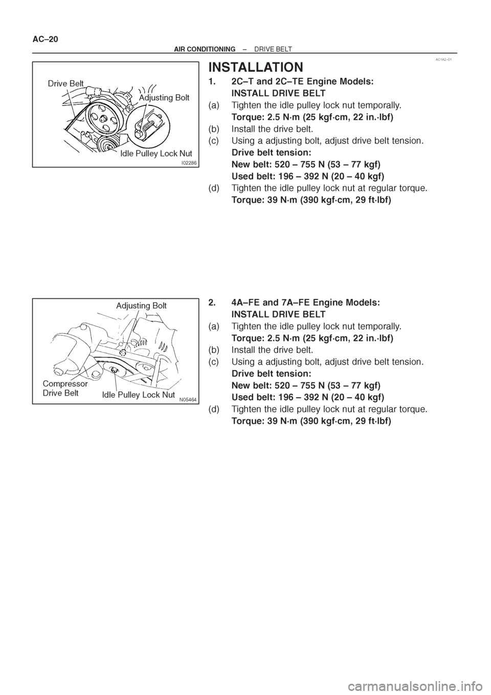 TOYOTA AVENSIS 1997 Service Repair Manual TOYOTA AVENSIS 1997 Service Repair Manual