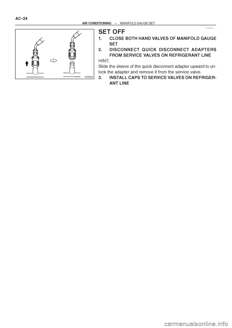 TOYOTA AVENSIS 1997 Service Repair Manual TOYOTA AVENSIS 1997 Service Repair Manual