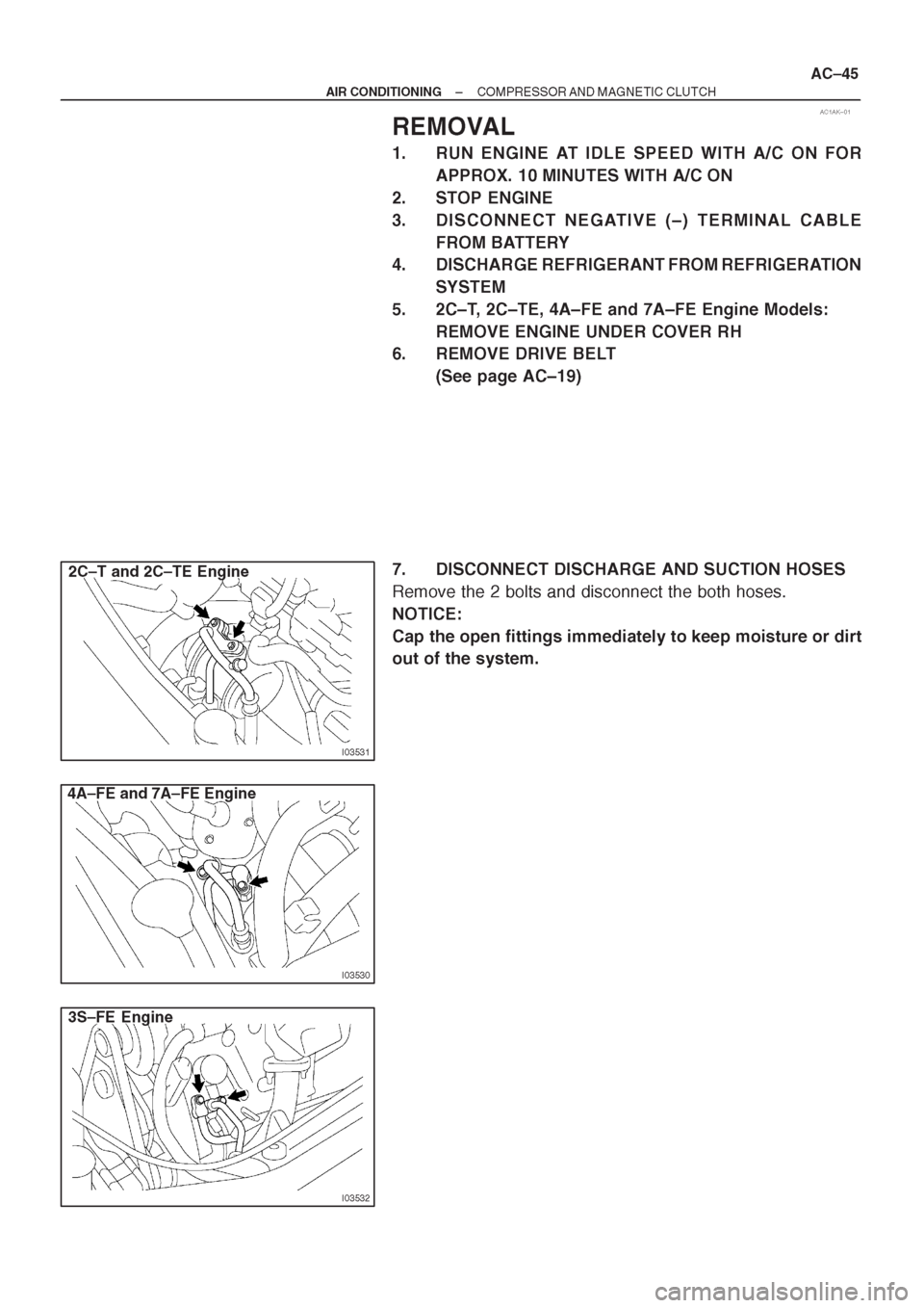 TOYOTA AVENSIS 1997 Service Repair Manual TOYOTA AVENSIS 1997 Service Repair Manual