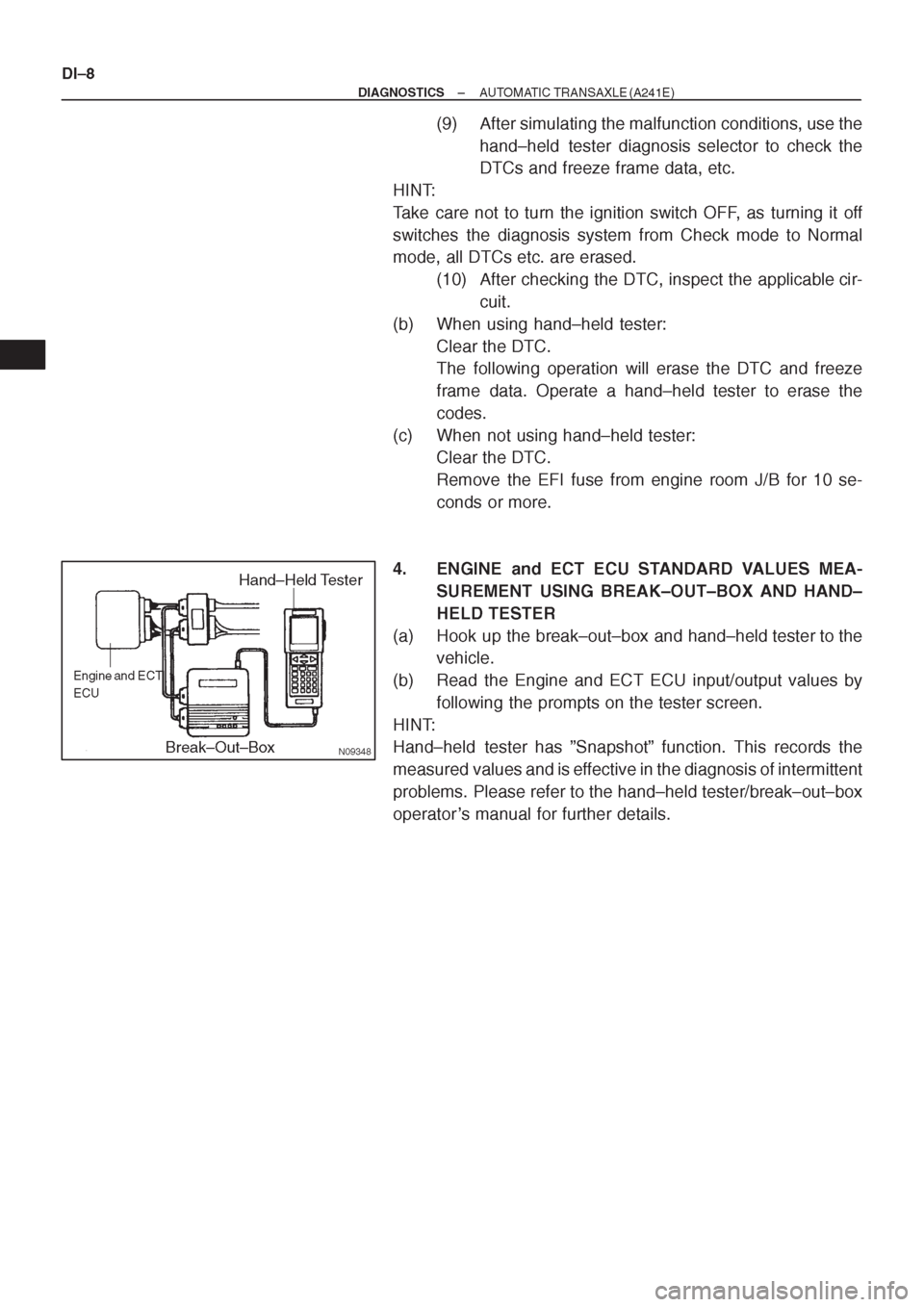 TOYOTA AVENSIS 1997 Service Repair Manual TOYOTA AVENSIS 1997 Service Repair Manual