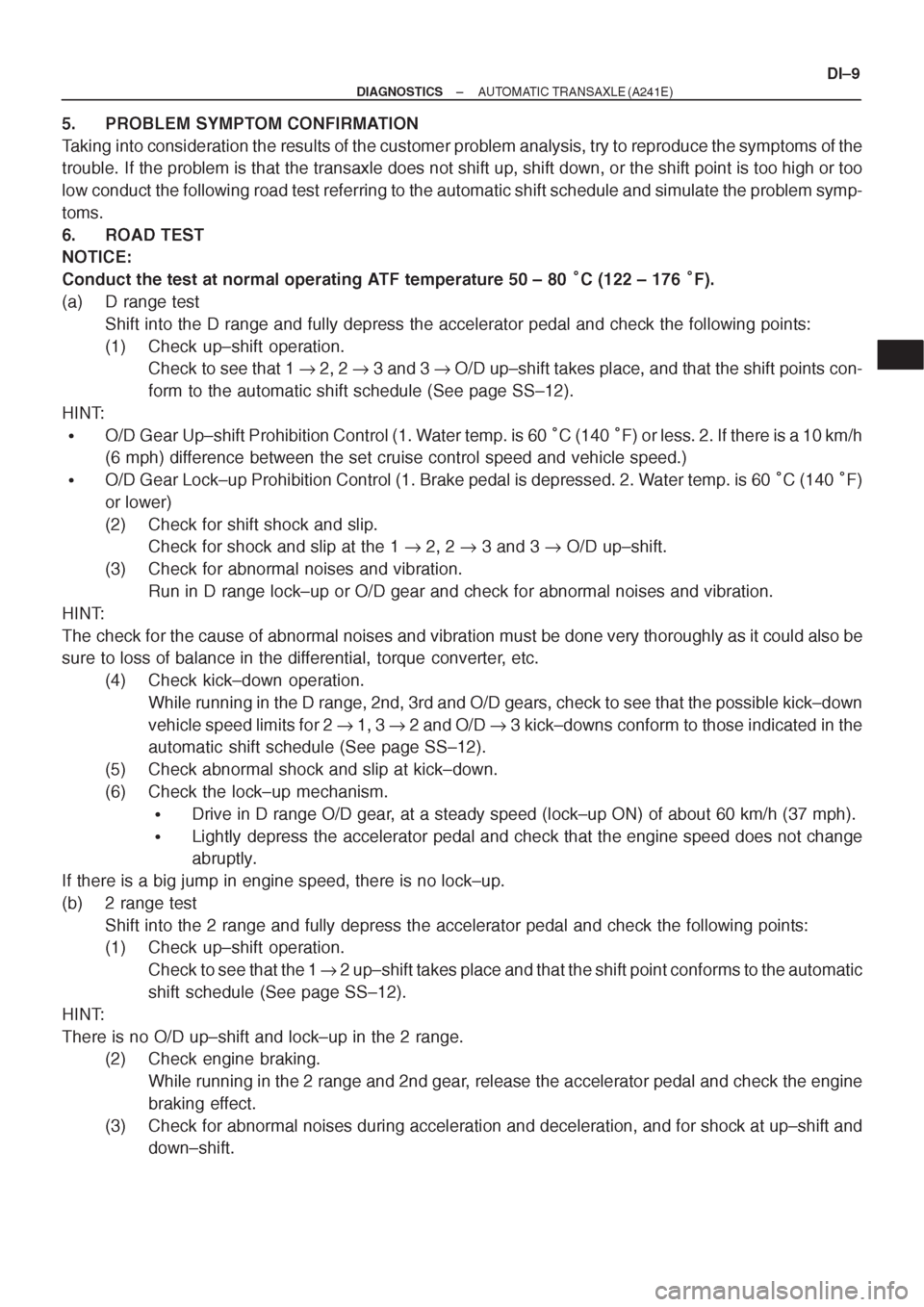 TOYOTA AVENSIS 1997 Service Repair Manual TOYOTA AVENSIS 1997 Service Repair Manual
